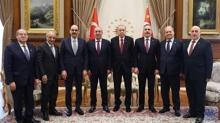Ba�kan Erdo�an, Filistin heyetini kabul etti
