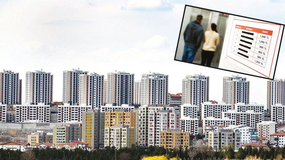 Aidat borcu if�as� yasak