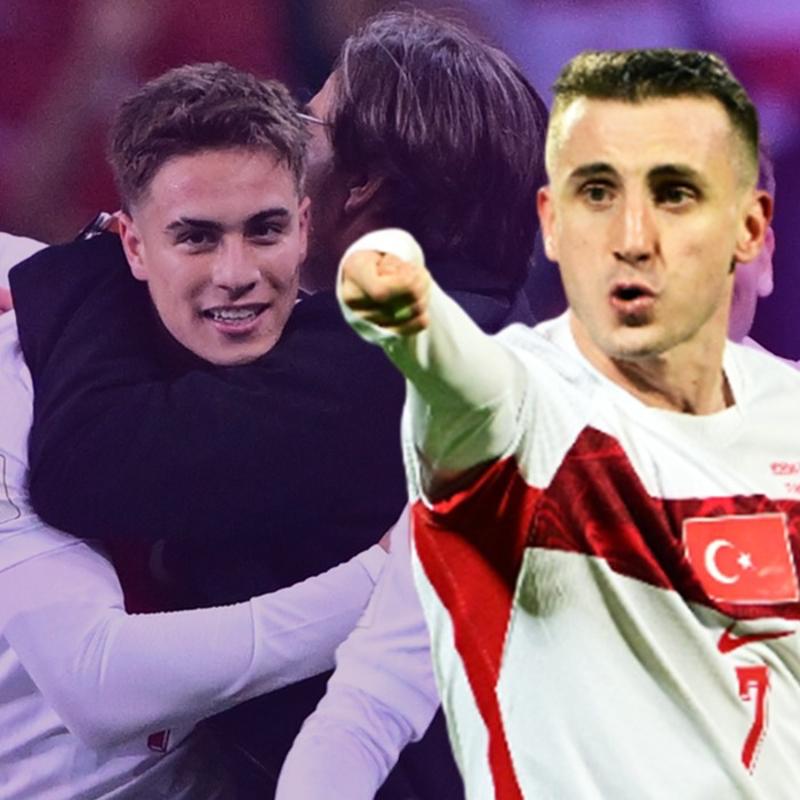 Kritik anlarda sahneye ��kt�lar! Millilerin gol y�k�n� Kerem ve Kenan �ekti