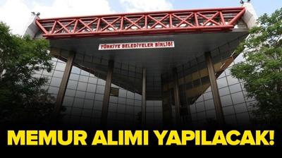 T�rkiye Belediyeler Birli�i memur al�m� yapacak!