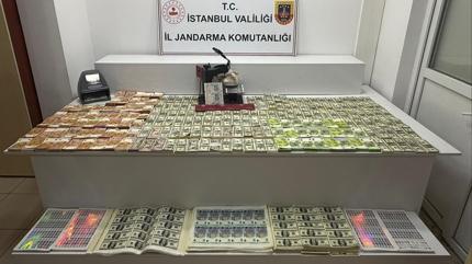 Esenler'de sahte para operasyonu: Dolar ve Avro kalpazanlar� yakaland�