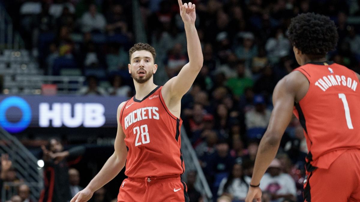 Alperen �eng�n NBA Houston Rockets Luka Doncic double-double foto�raflar� resimleri