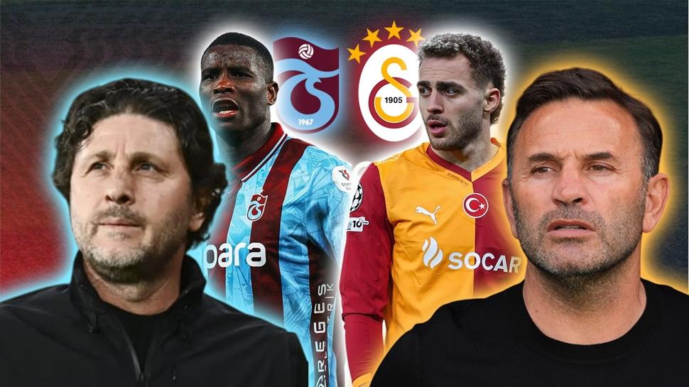 Trabzonspor-Galatasaray maç kadrosu! Trabzonspor-Galatasaray maçı muhtemel 11'ler belli oldu mu?