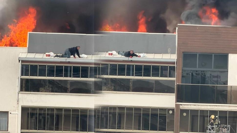 8 katl� apartmanda can pazar�! Korku dolu anlar kamerada