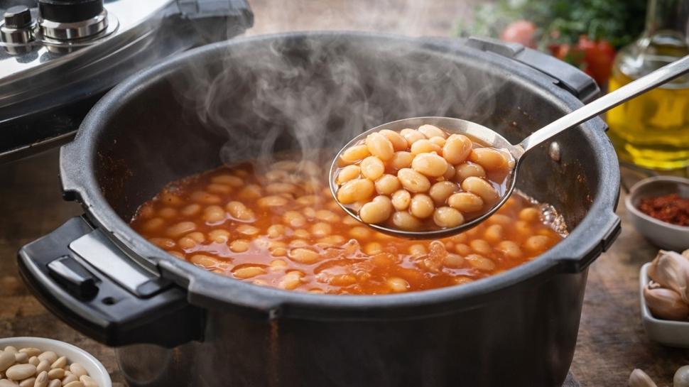 Fasulyeyi 15 dakikada lokum gibi pişiren yöntem! Akşamdan ıslatmanıza gerek yok!