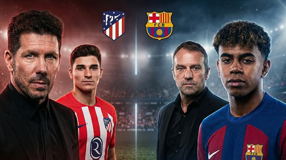 La Liga: Atletico Madrid-Barcelona ma� kadrosu ve muhtemel 11'ler�
