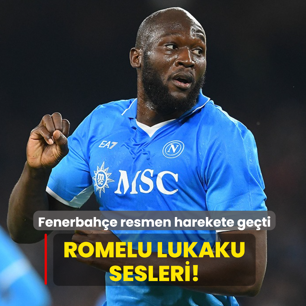 Romelu Lukaku sesleri! Fenerbah�e resmen harekete ge�ti