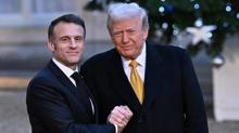 Macron'dan Trump'a tepki: Cevap vermeye de�mez