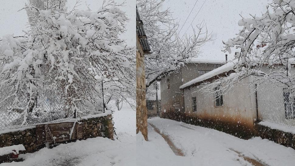 Denizli'nin yüksek kesimlerinde kar sürprizi