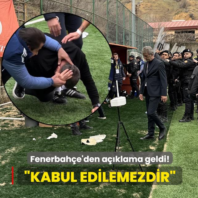 Fenerbah�e'den a��klama geldi! �Kabul edilemezdir�