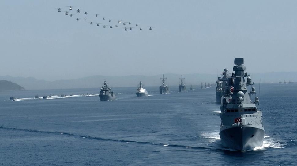 Mavi Vatan'da dev g�vde g�sterisi! 120 gemi, 15 bin personel g�revde