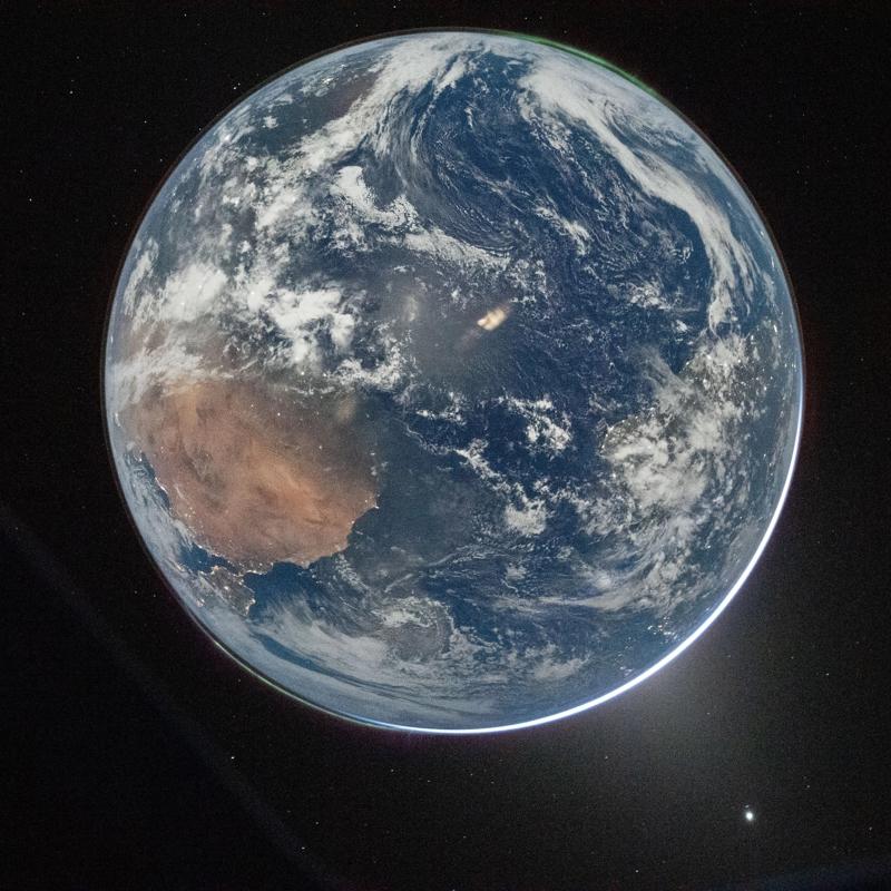 NASA'dan tarihi kare: D�nya uzaydan b�yle g�r�nt�lendi