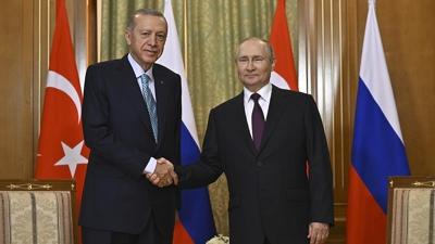Ba�kan Erdo�an, Putin ile g�r��t�: T�rkiye olarak �ran'a y�nelik sald�r�lar� onaylam�yoruz