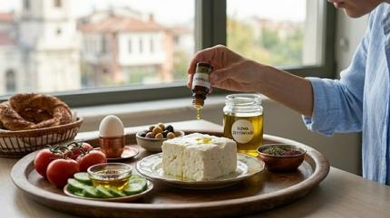 Beyaz peynirin �zerine 3 damla zeytinya�� d�k�n! Faydas� �ok ediyor