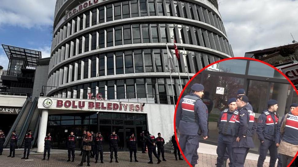 Bolu'da 3 yeni g�zalt�! Jandarma belediyenin beynine girdi