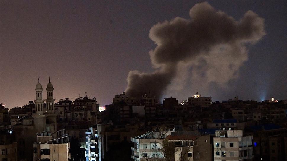 Katil İsrail Beyrut'u gece boyu vurdu! Hizbullah'ın kalesi hedefte