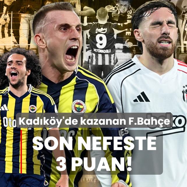Son nefeste 3 puan! Kad�k�y'de kazanan Fenerbah�e