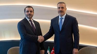 Bakan Fidan, Suriyeli mevkidaşı Şeybani ile bir araya geldi