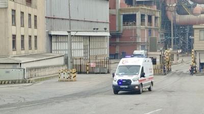 Fabrikada korkun� kaza: 4 i��i 10 metre y�ksekten d��t�