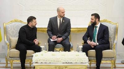Rejimin devrilmesinin ardından ilk ziyaret! Zelenski Suriye'de
