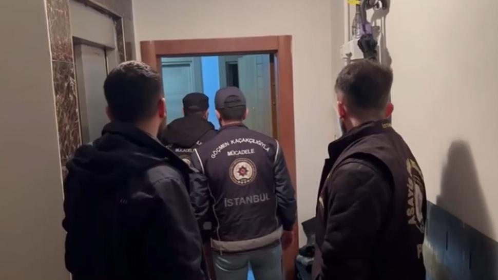 6 ilde g��men ka�ak��l��� operasyonu: 51 zanl� g�zalt�na al�nd�