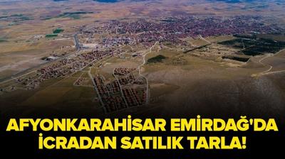 Afyonkarahisar Emirdağ'da icradan satılık tarla!