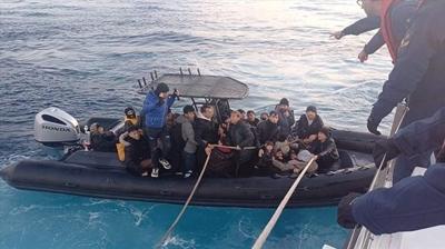 Cunda'da ka��� plan�na darbe: 6 insan ka�ak��s� tutukland�