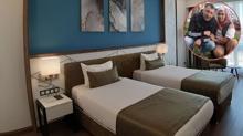 Otel odas�nda ''eski e�'' deh�eti... Kamera kay�tlar� ele verdi