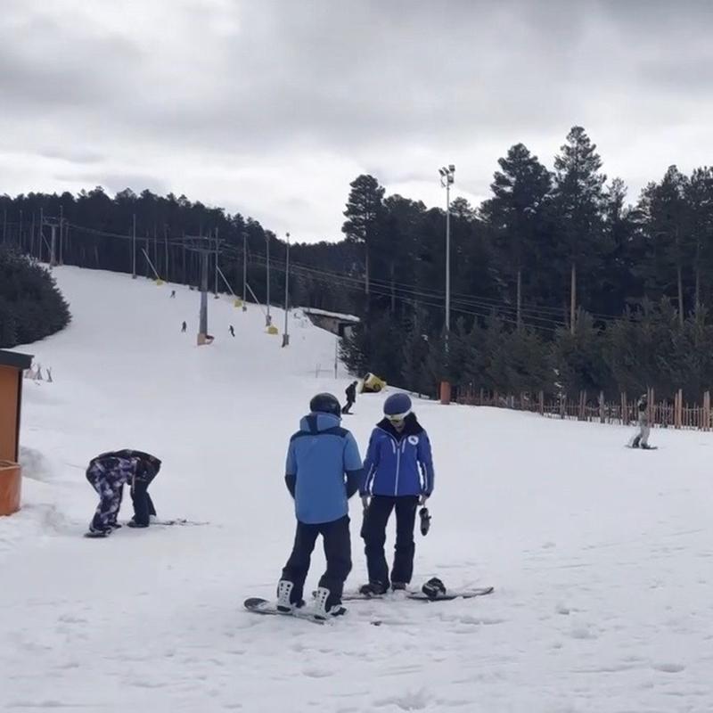 Kars'�n bahar rotas�, kayak merkezi oldu! Sar�kam�� turistlerin ilgi oda��