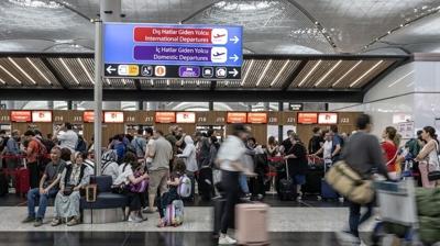 Havalimanlar� 3 ayda yakla��k 50 milyon yolcu a��rlad�