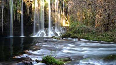 Yaz s�ca��ndan ka�anlar�n u�rak rotas�... Antalya D�den �elalesi foto�raf tutkunlar�n�n g�zdesi oldu!