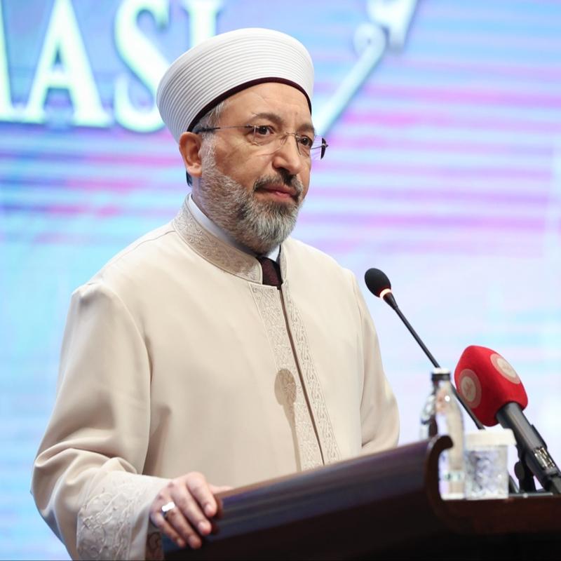 Diyanet ��leri Ba�kan� Arpagu�: En b�y�k imkan�m�z, Y�ce Allah'a olan sars�lmaz iman�m�z