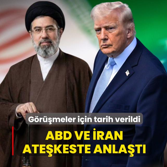 G�r��meler i�in tarih verildi... ABD ve �ran ate�keste anla�t�