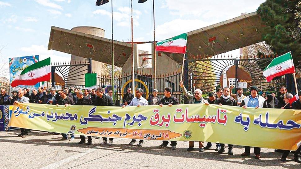 Santraller i�in insan zinciri