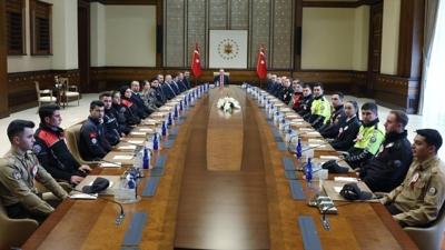 Başkan Erdoğan, Bakan Çiftçi ve beraberindeki heyeti kabul etti