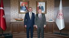 TFF Ba�kan� �brahim Hac�osmano�lu'dan Gen�lik ve Spor Bakan� Bak'a ziyaret