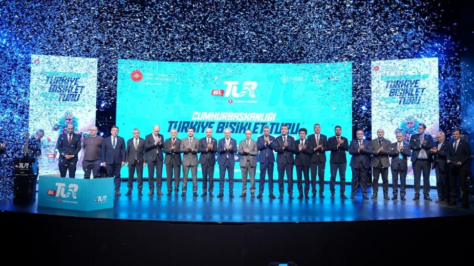 61. Cumhurbaşkanlığı Türkiye Bisiklet Turu'nun 2026 rotası ve takımların tanıtımı yapıldı