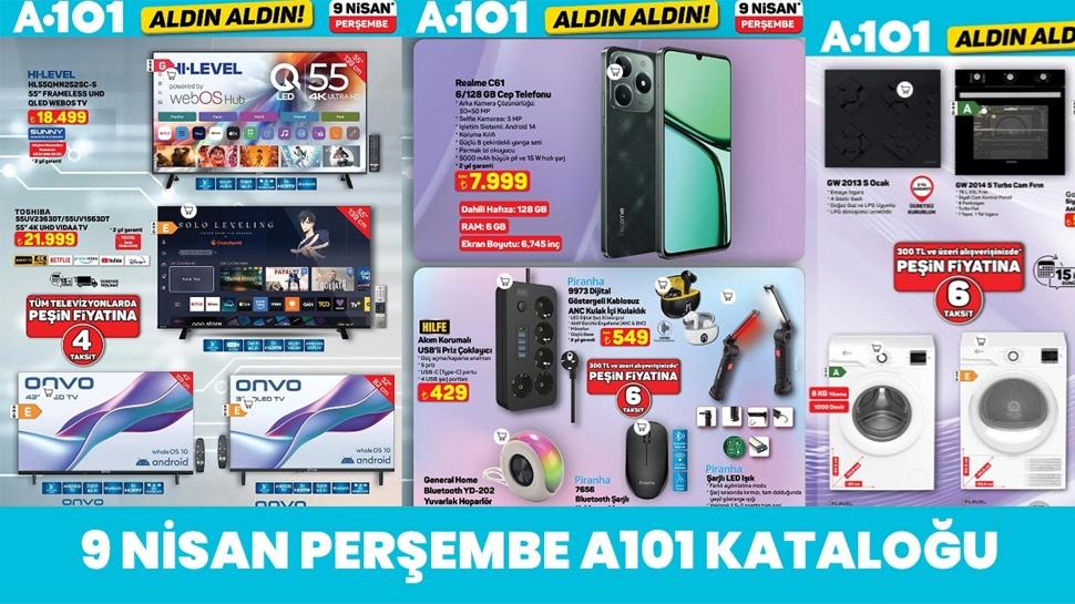 9 Nisan 2026 A101 kataloğu: Bugün A101'de ne var?