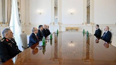 Aliyev, Bakan �ift�i'yi kabul etti: Bak�'de karde�lik vurgusu