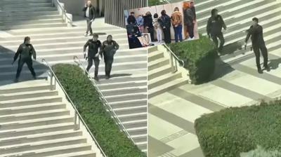 Polisimizle alay edenler hakk�nda karar! Cezalar� belli oldu