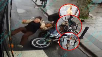 Otob�sten inerken �l�mden d�nd�: Facia saniye saniye kaydedildi