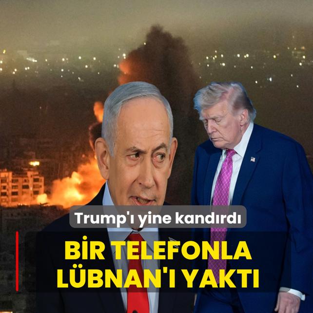 Bir telefonla L�bnan'� yakt�