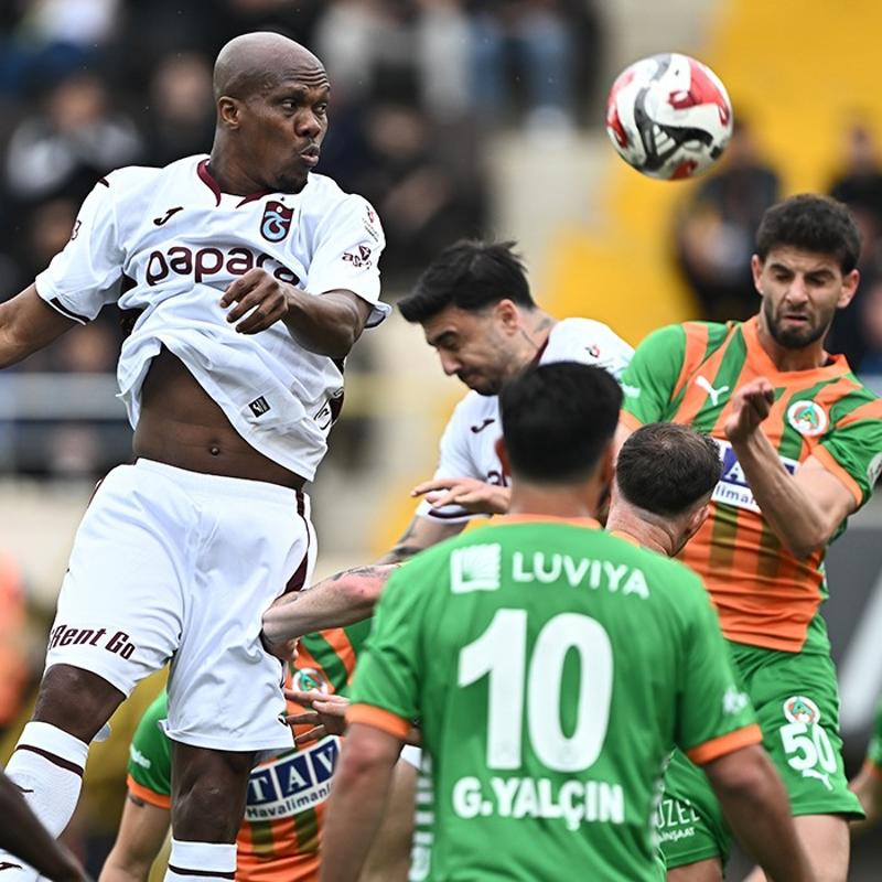 MA� SONUCU: Alanyaspor 1-1 Trabzonspor