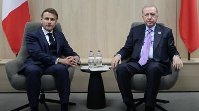 Türkiye, Lübnan için de devrede... Başkan Erdoğan, Macron ile görüştü