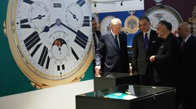 Başkan Erdoğan, 'Muhteşem Cep Saatleri Koleksiyonu' sergisini ziyaret etti