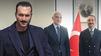 'Kadir Baba' İsrail'i gerdi! Bakan Ersoy Türk oyuncuyu yalnız bırakmadı