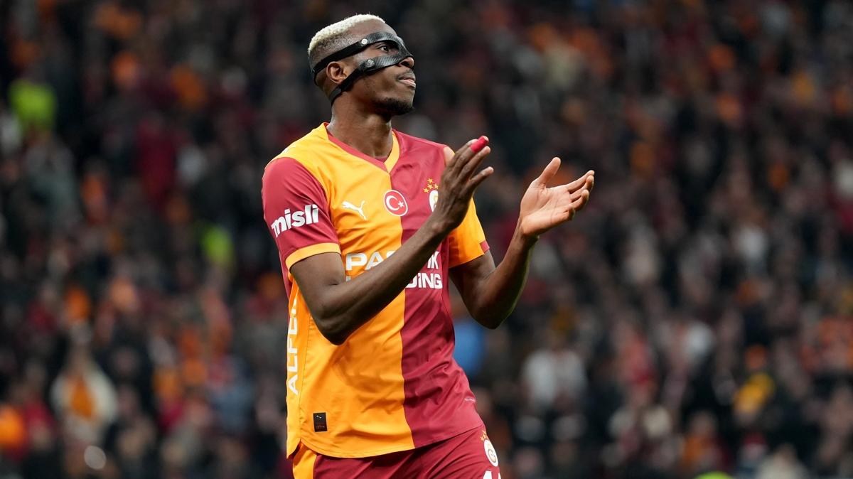 victor osimhen galatasaray transfer foto�raflar� resimleri