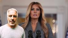 �Ayn� partiye davet edildik'  Melan�a Trump'tan Epste�n a��klamas�