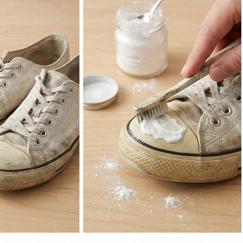 Eski ayakkab�lar� yeni gibi yapan o pratik y�ntem! Sadece bir karbonatla...
