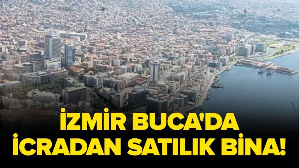 İzmir Buca'da icradan satılık bina!